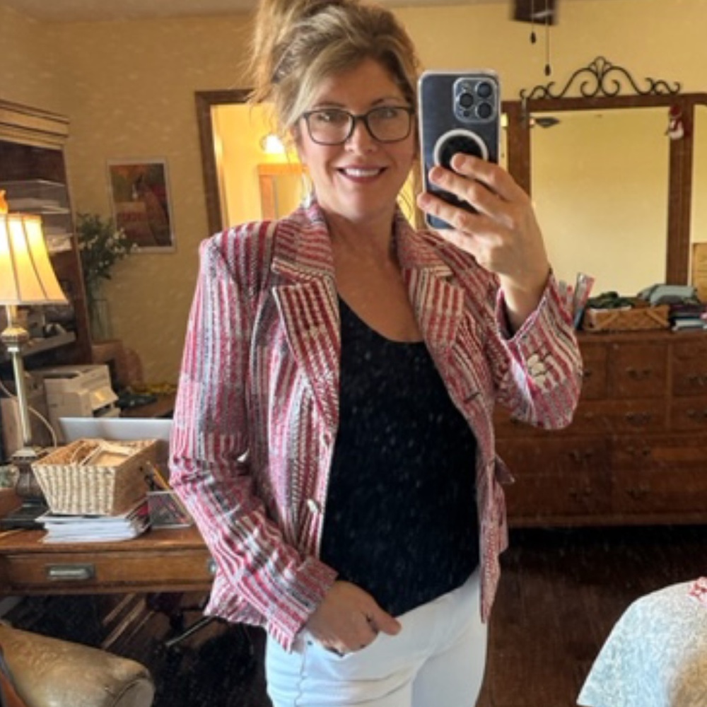 CAbi Patchwork Blazer 6028